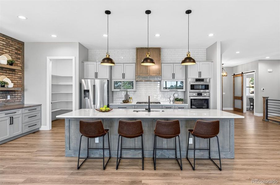Furnished interior view inside a new home in , Parker (Image 25).