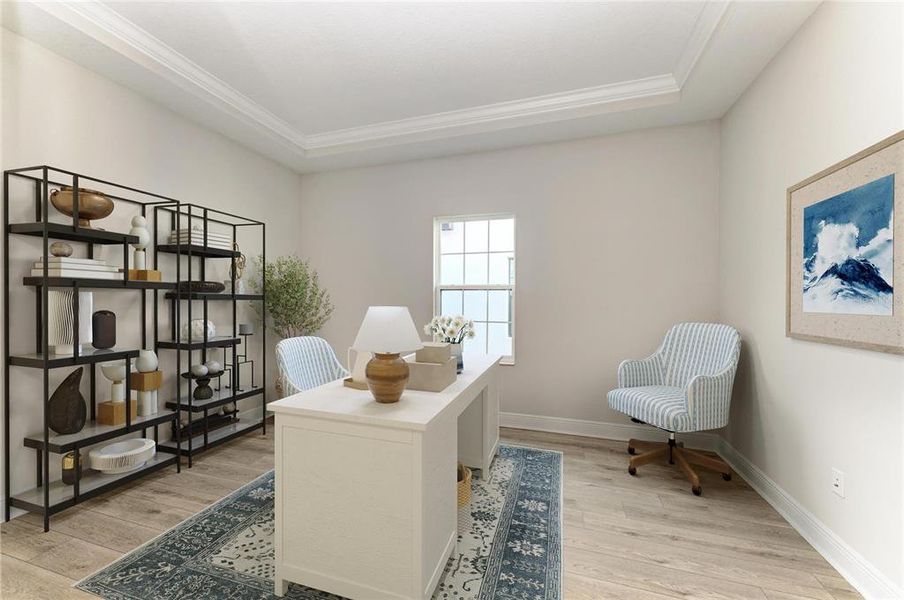 Furnished interior view inside a new home in Hawkstone, Lithia (Image 14).