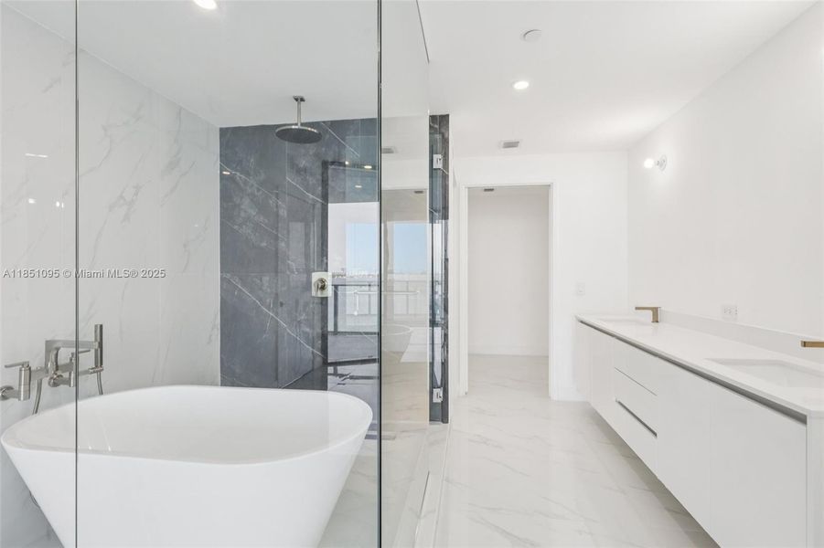 Furnished interior view inside a new home in Aria Reserve, Miami (Image 7).