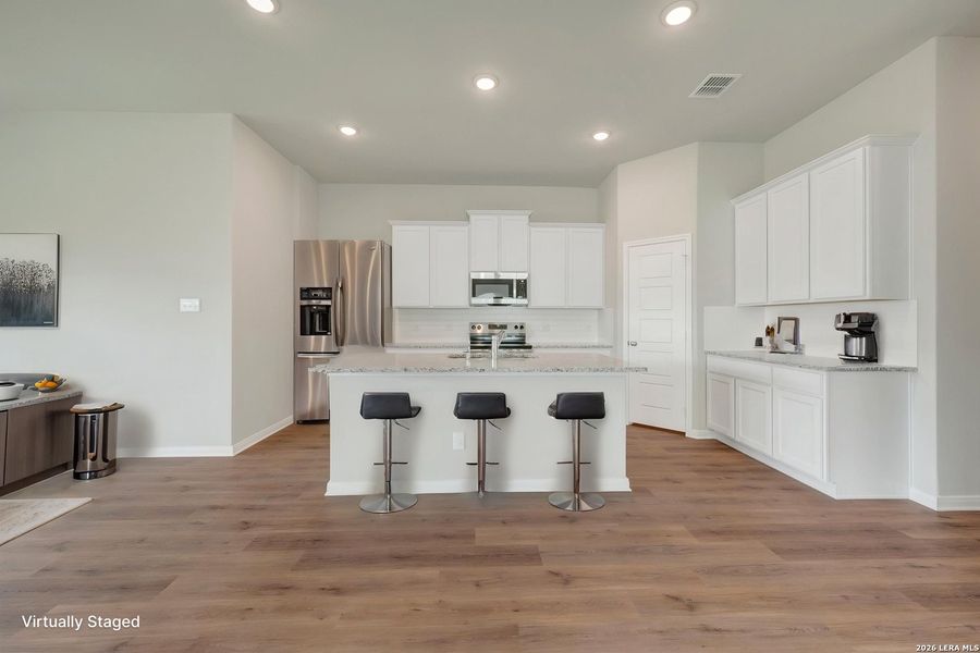 Furnished interior view inside a new home in Greenspoint Heights, Seguin (Image 11). Furnished interior view inside a new home in Greenspoint Heights, Seguin (Image 11).