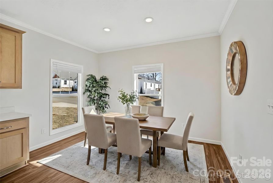 Furnished interior view inside a new home in , Asheville (Image 15).
