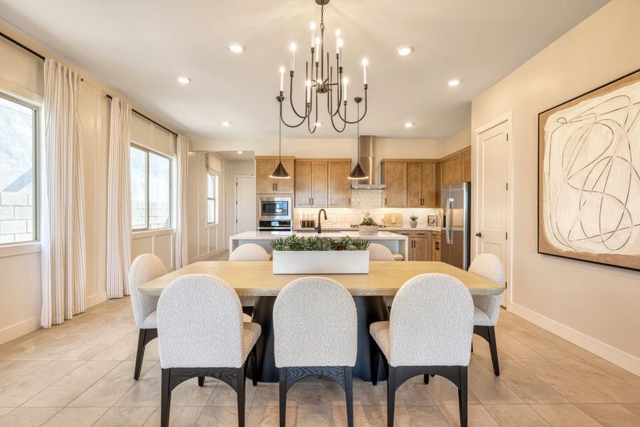 Representative furnished interior of a home built from the Hopkins Plan 3512 by Tri Pointe Homes in Terraza, San Tan Valley (Image 4).