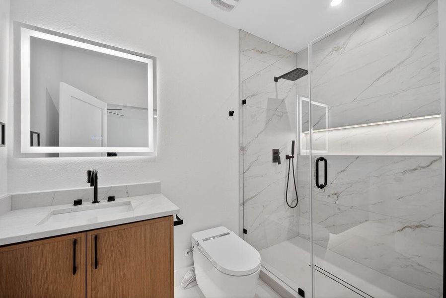 Furnished interior view inside a new home in , Dallas (Image 7).