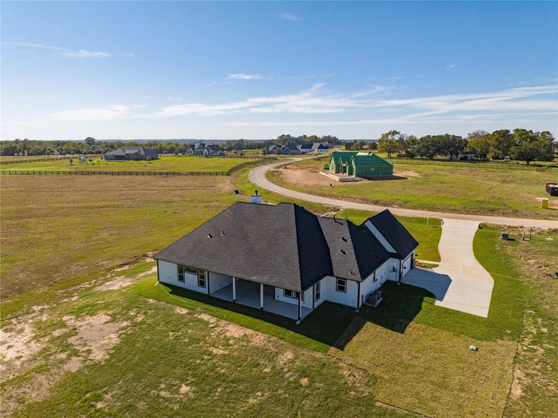 Exterior details and patio area of a home in , Chappell Hill (Image 30).