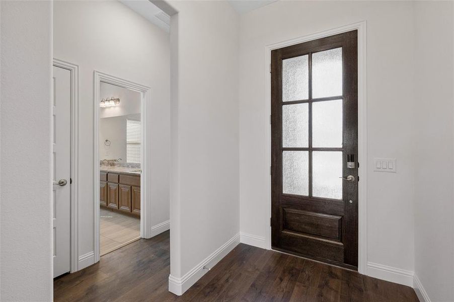 8 foot entry door with glass