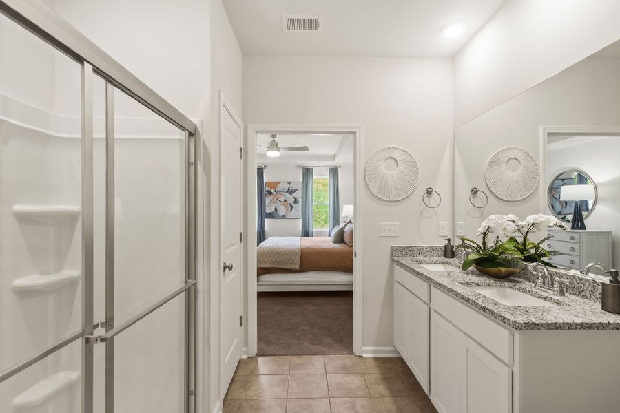 Representative furnished interior of a home built from the The Leyla by Stanley Martin Homes in Parkland, Greenville (Image 16).
