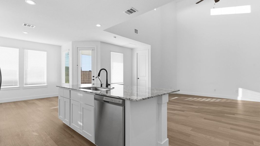 Furnished interior view inside a new home in Alexander, Pearland (Image 5).