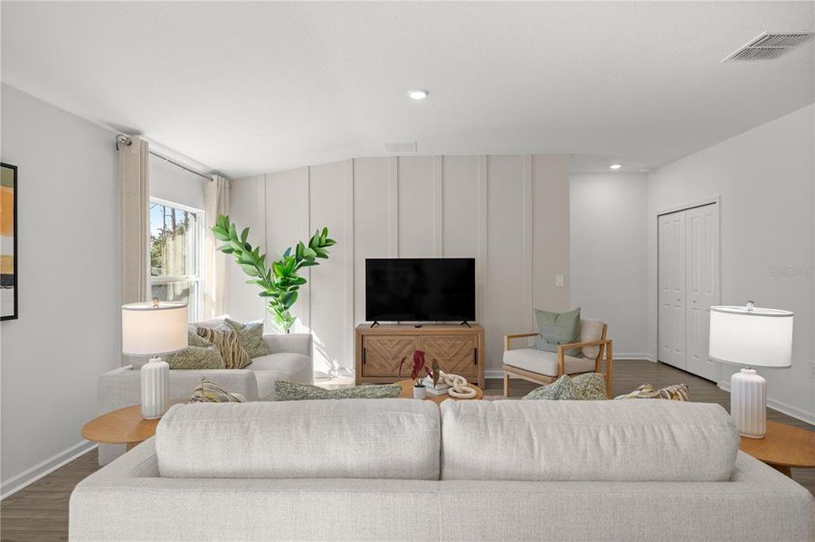 Furnished interior view inside a new home in Marion Oaks, Ocala (Image 7).