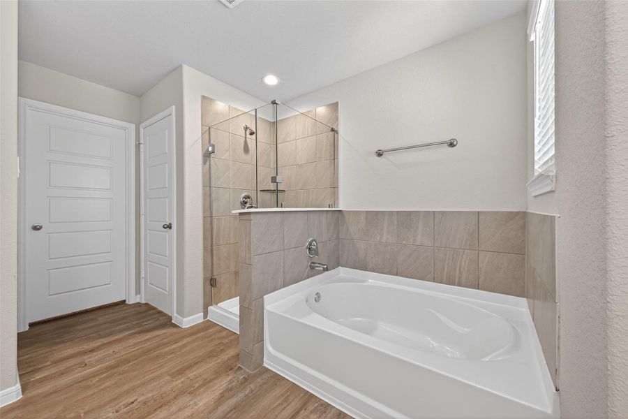 Furnished interior view inside a new home in Woodland Lakes, Houston (Image 12).