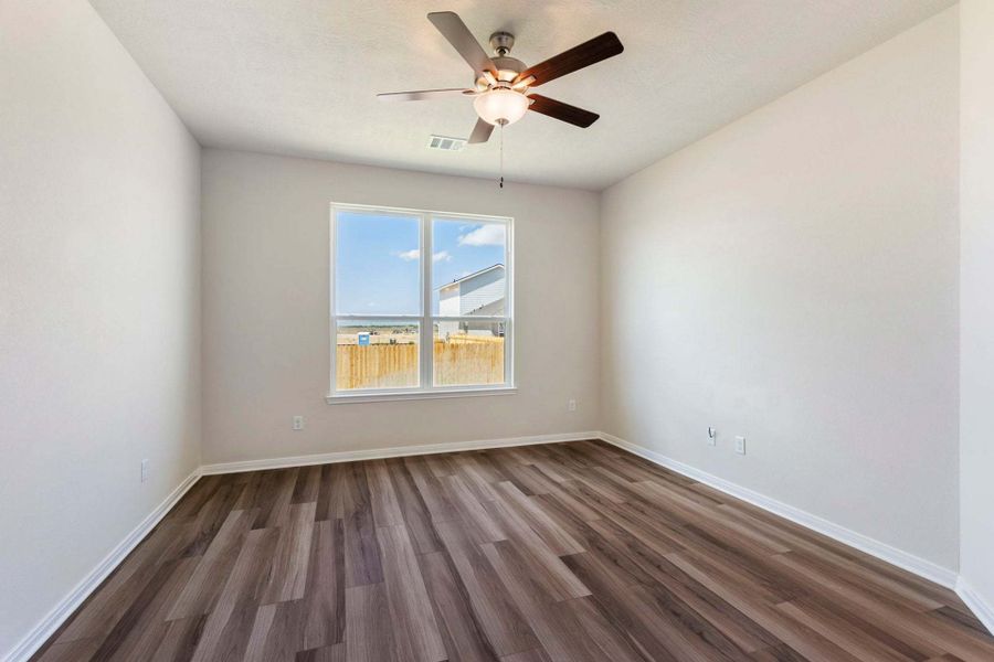 2D floor plan layout for the The 1443 by Stylecraft Builders in Sterling Ridge, Huntsville, TX (Image 20).