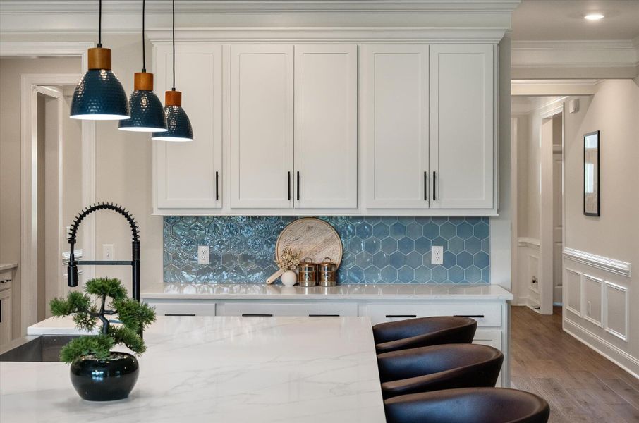 Furnished interior view inside a new home in The Enclave at French Quarter Creek, Huger (Image 7).