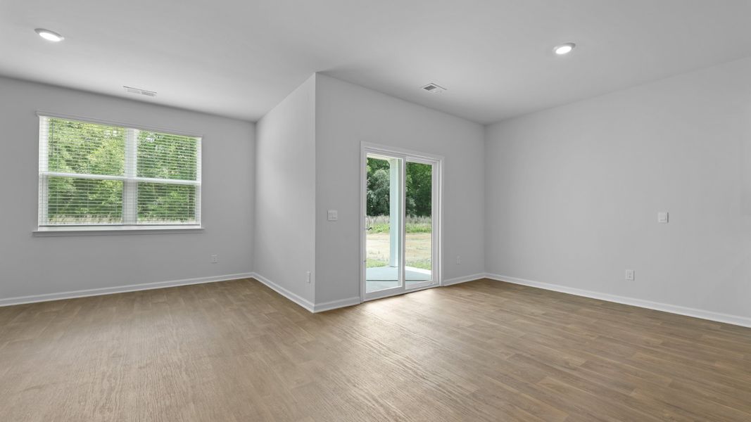 Representative unfurnished interior of a home built from the CALI by D.R. Horton in The Ranch, Holly Hill (Image 18).