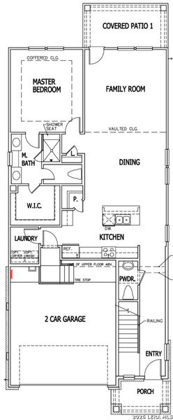 2D floor plan layout of this home in Avondale, San Antonio, TX (Image 6).