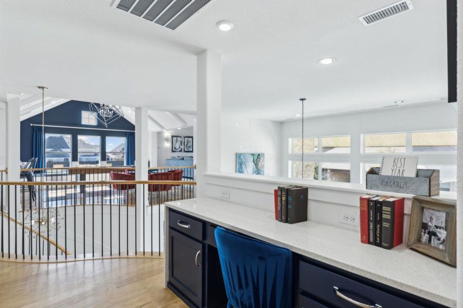 Furnished interior view inside a new home in South Pointe, Mansfield (Image 25). Furnished interior view inside a new home in South Pointe, Mansfield (Image 25).