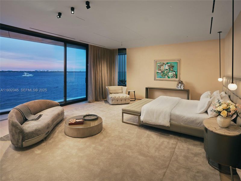 Furnished interior view inside a new home in , Miami (Image 17).
