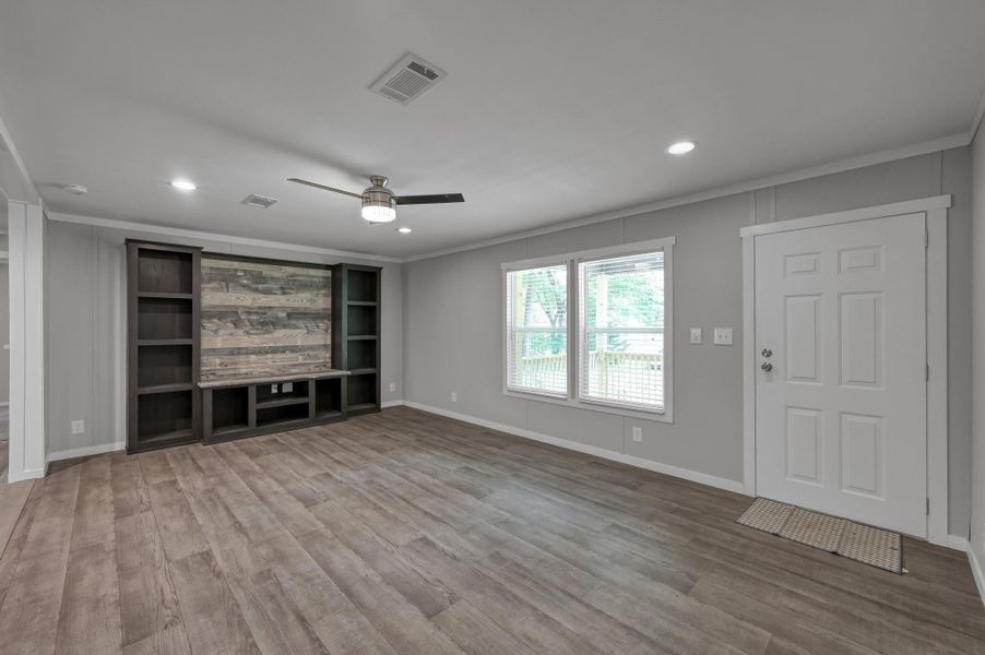 Spacious, unfurnished interior of a new home in , New Waverly (Image 13).