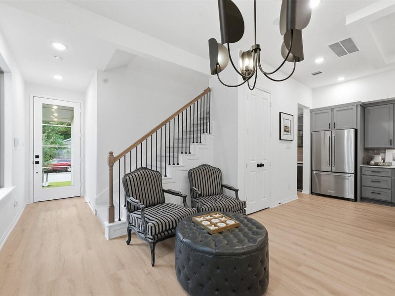 Furnished interior view inside a new home in , Houston (Image 30).