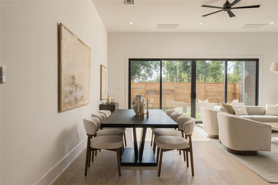 Furnished interior view inside a new home in , Houston (Image 7).