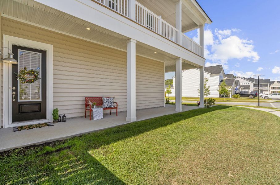 Exterior details and patio area of a home in , Summerville (Image 29).