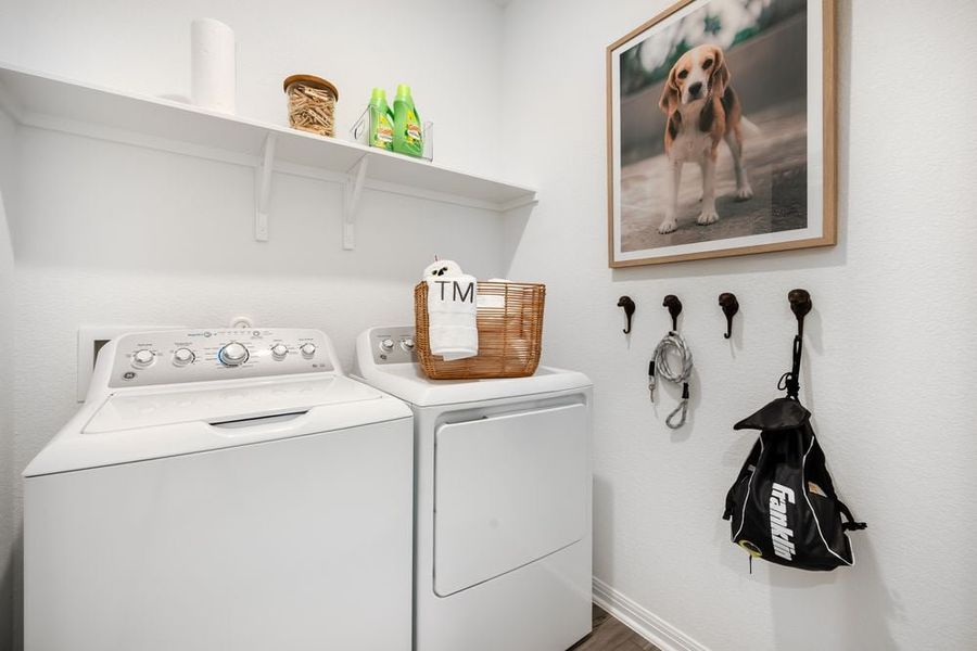 Image 26 representing the Hawk by Taylor Morrison in Longview 40s, Del Valle, TX.