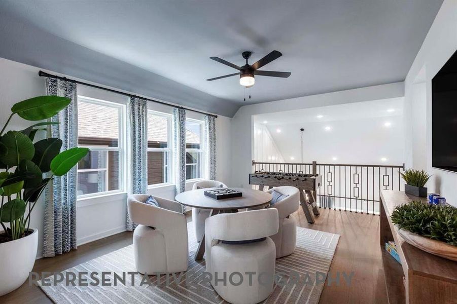 Furnished interior view inside a new home in Wellington, Haslet (Image 23).