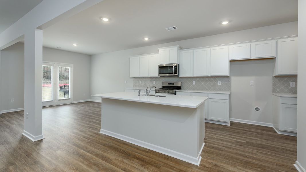 Furnished interior view inside a new home in Brooks Station, Dacula (Image 6). Furnished interior view inside a new home in Brooks Station, Dacula (Image 6).