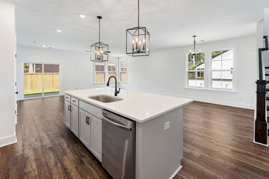 Representative furnished interior of a home built from the St. Ledger by Hunter Quinn Homes in Creek Pointe, Moncks Corner (Image 8).