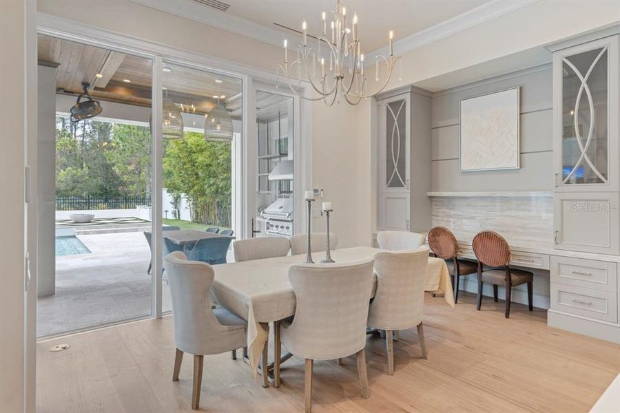 Furnished interior view inside a new home in , Orlando (Image 14).