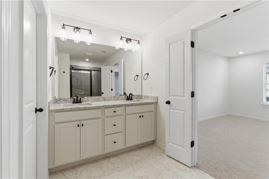 Furnished interior view inside a new home in Silver Leaf, Dawsonville (Image 12).