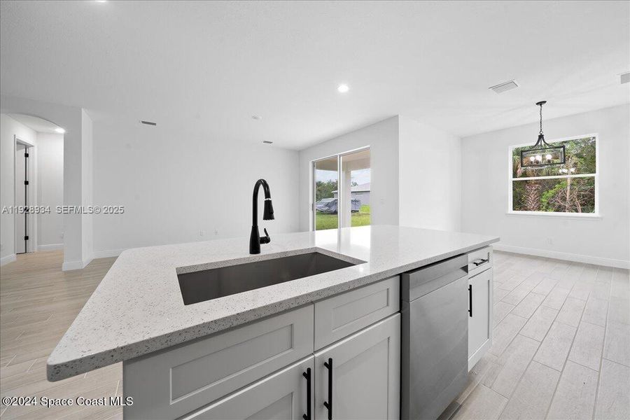 Furnished interior view inside a new home in , Palm Bay (Image 8). Furnished interior view inside a new home in , Palm Bay (Image 8).