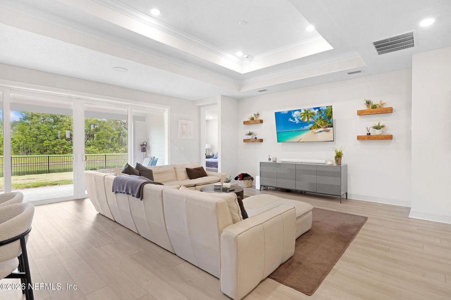 Furnished interior view inside a new home in , Jacksonville (Image 8).
