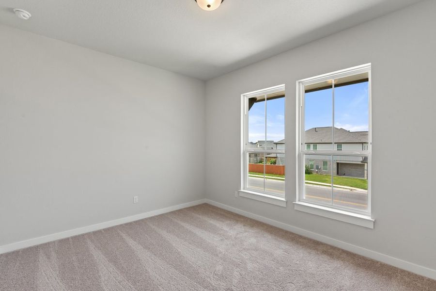Spacious, unfurnished interior of a new home in Arbor Collection at Lariat, Liberty Hill (Image 40). Spacious, unfurnished interior of a new home in Arbor Collection at Lariat, Liberty Hill (Image 40).