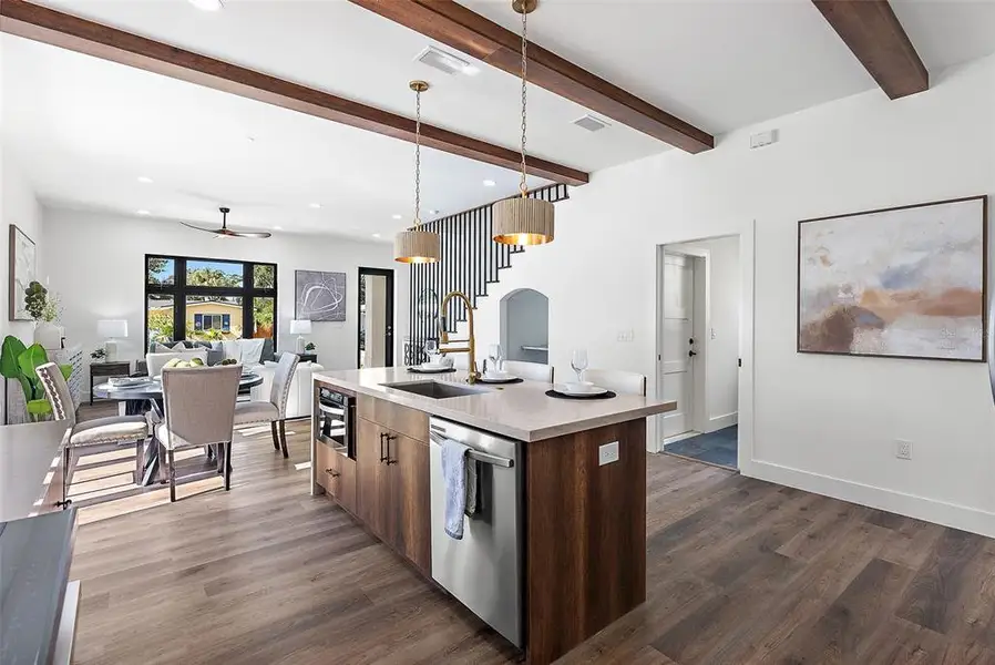 Furnished interior view inside a new home in , St. Petersburg (Image 5).