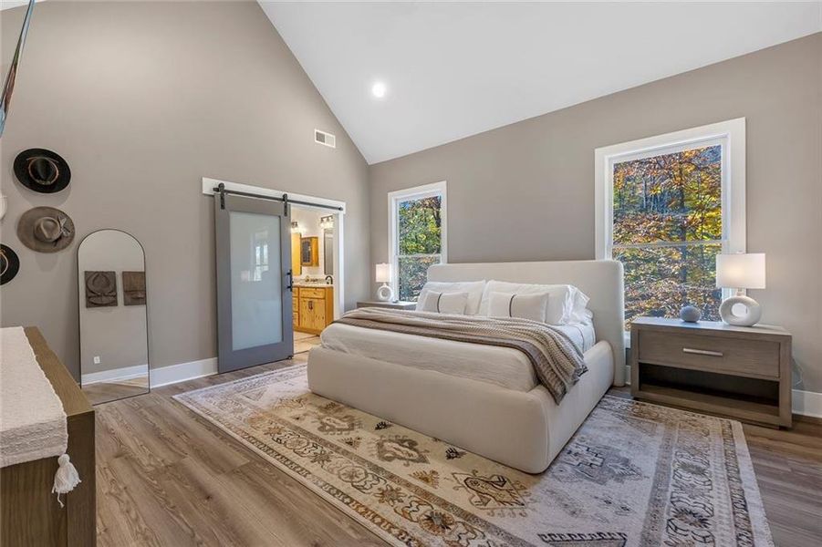 Furnished interior view inside a new home in , Talking Rock (Image 30).