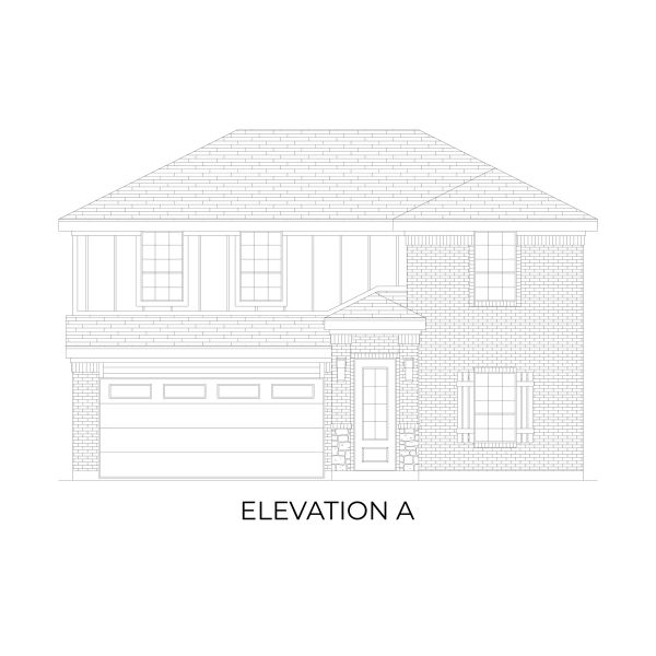 Representative rendering of the exterior for the Reagan F by First Texas Homes (Image 3). Representative rendering of the exterior for the Reagan F by First Texas Homes (Image 3).