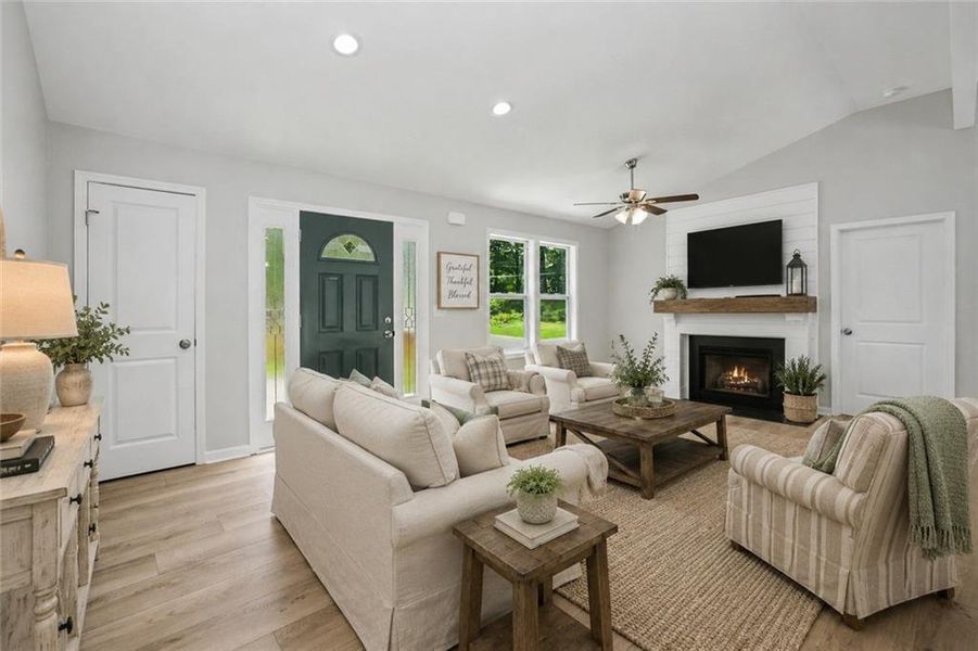 Furnished interior view inside a new home in , Fayetteville (Image 7).