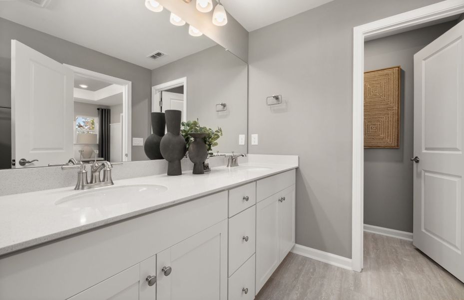 Representative furnished interior of a home built from the Crestwind by Pulte Homes in Mailman Post, Knightdale (Image 14).