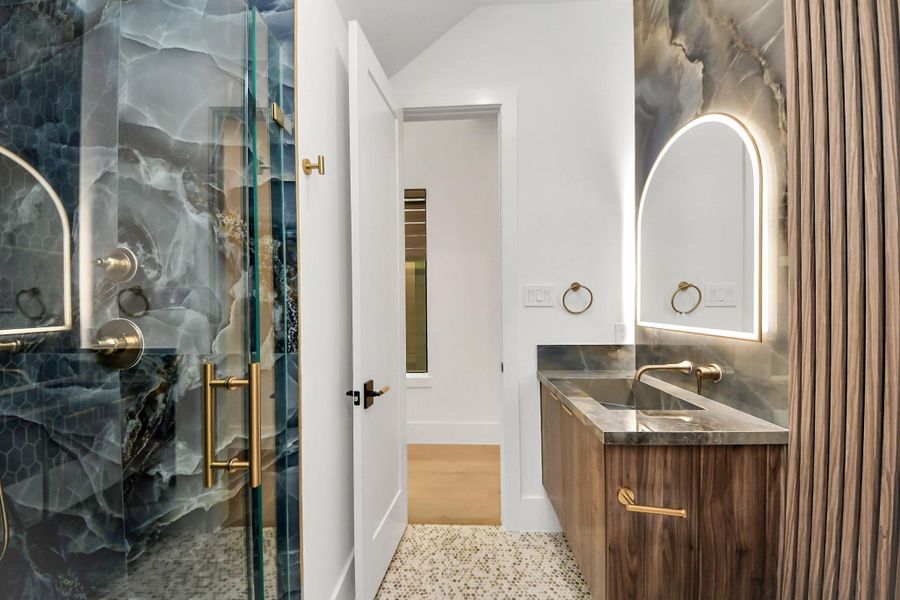 Furnished interior view inside a new home in , Stafford (Image 12).