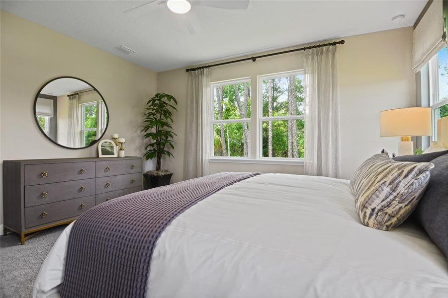 Furnished interior view inside a new home in SummerTide, Palm Coast (Image 13).