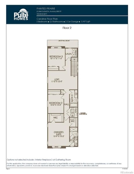 Upper Level Floorplan