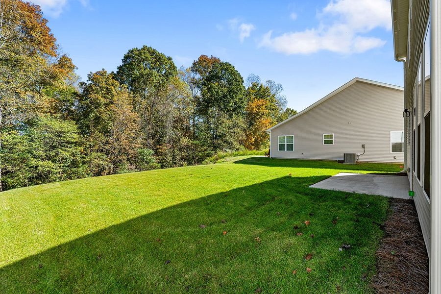 Exterior details and patio area of a home in Watkins Landing, Kernersville (Image 3).