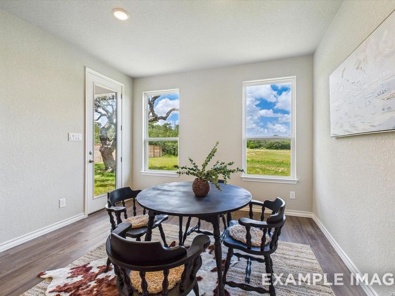 Furnished interior view inside a new home in Potranco Oaks, Castroville (Image 14). Furnished interior view inside a new home in Potranco Oaks, Castroville (Image 14).
