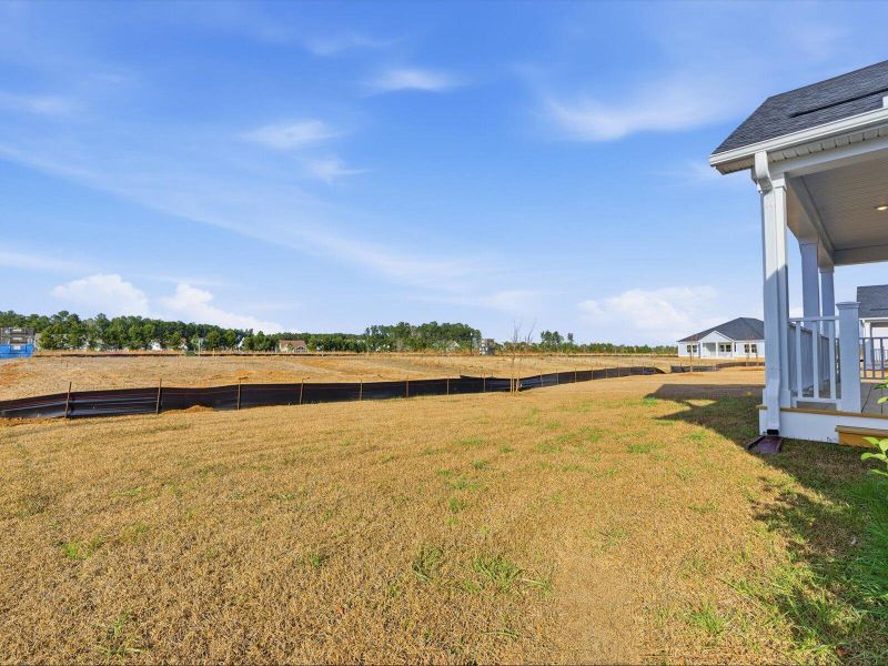 Exterior details and patio area of a home in The Coves at Lakes of Cane Bay, Summerville (Image 30).