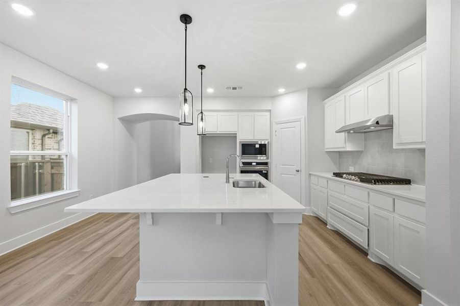 Furnished interior view inside a new home in Bel Air Village: 40ft. lots, Sherman (Image 12). Furnished interior view inside a new home in Bel Air Village: 40ft. lots, Sherman (Image 12).