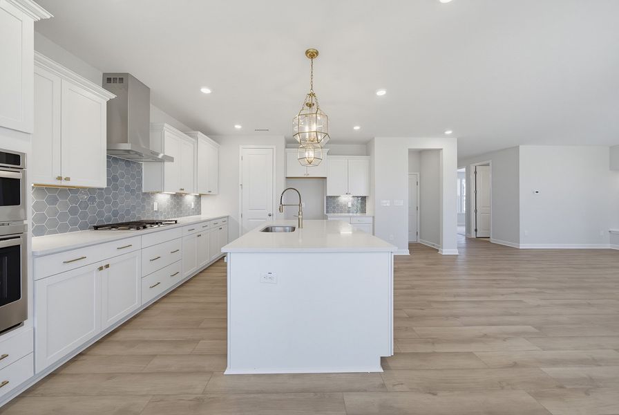 Furnished interior view inside a new home in Sweetbrier, Durham (Image 9).