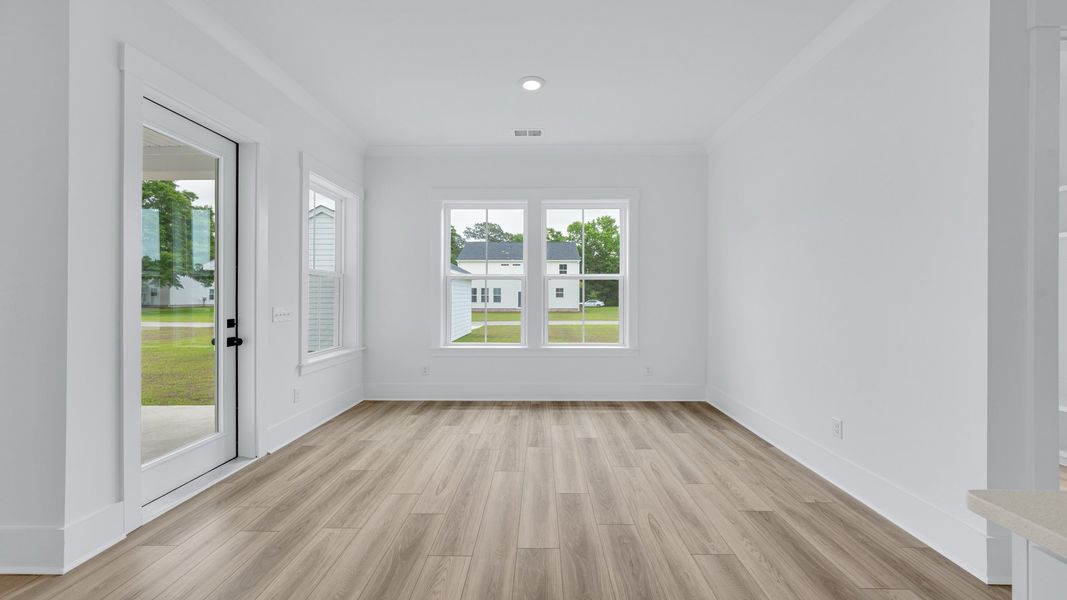 Representative furnished interior of a home built from the Preakness II by DRB Homes in Ballam Oaks, Mount Pleasant (Image 14). Representative furnished interior of a home built from the Preakness II by DRB Homes in Ballam Oaks, Mount Pleasant (Image 14).