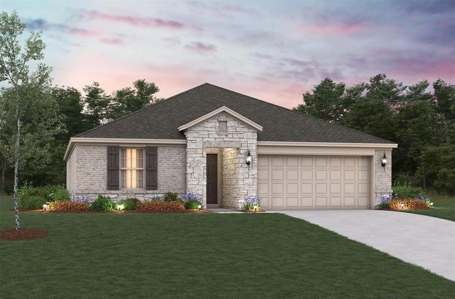 Beazer Homes Challk Hill Sierra Floorplan.