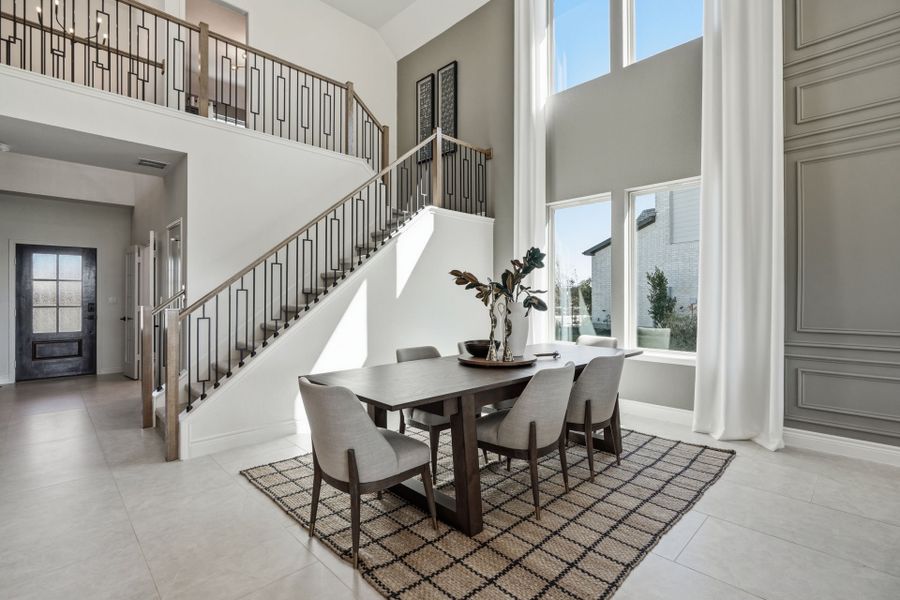Representative furnished interior of a home built from the Rainier by Pulte Homes in Davis Ranch, San Antonio (Image 15).