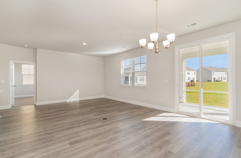 Representative unfurnished interior of a home built from the BELFORT by D.R. Horton in Brunswick Plantation, Calabash (Image 15).