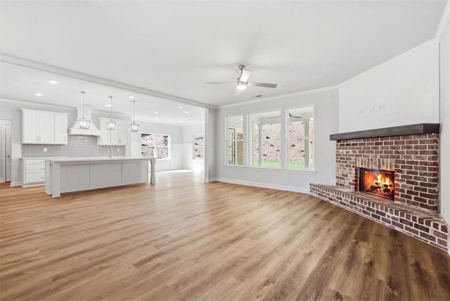 Spacious, unfurnished interior of a new home in Bradley Gin, Monroe (Image 27).